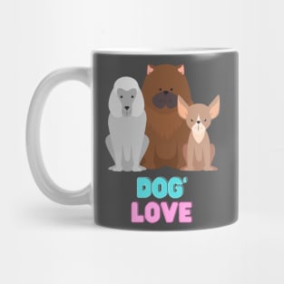 Love dog my family Mug